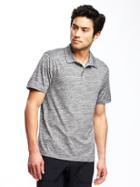 Old Navy Go Dry Cool Performance Polo For Men - Chrome Gray