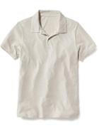 Old Navy Garment Dyed Jersey Polo For Men - Plaster