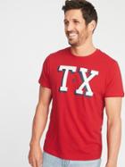 Old Navy Mens Texas Graphic Tee For Men Robbie Red Size Xxl