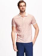 Old Navy Jersey Polo For Men - Red Sail