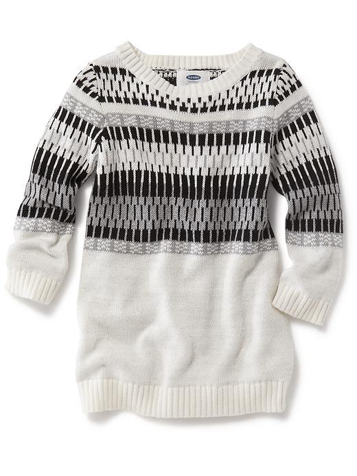 Old Navy Fair Isle Sweater Dress Size 12-18 M - Fair Isle Multi