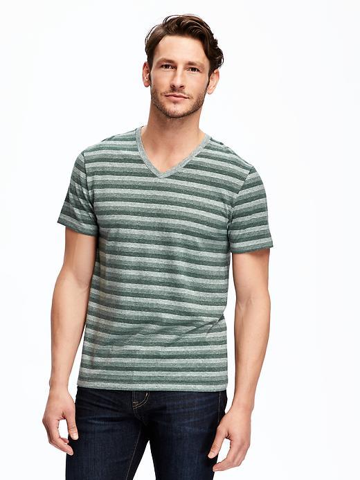 Old Navy Striped V Neck Tee For Men - Promised Land