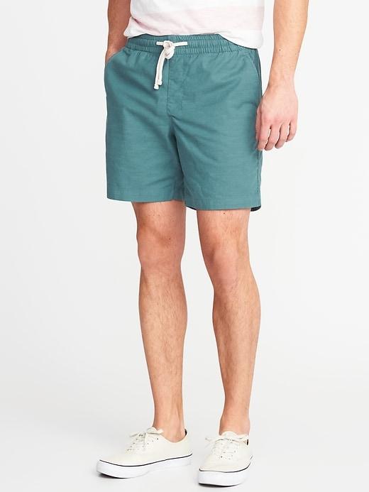 Old Navy Mens Built-in Flex Drawstring Jogger Shorts For Men (7) Dark Teal Size Xxxl