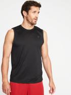 Old Navy Mens Go-dry Eco Muscle Tank For Men Black Size L