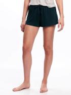 Old Navy Knit Lounge Shorts For Women - Emerging Emerald