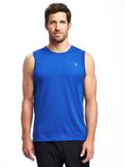 Old Navy Go Dry Performance Training Tank For Men - Prize Winner Blue