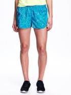 Old Navy Loose Fit Mesh Shorts - Rio Azul Polyester
