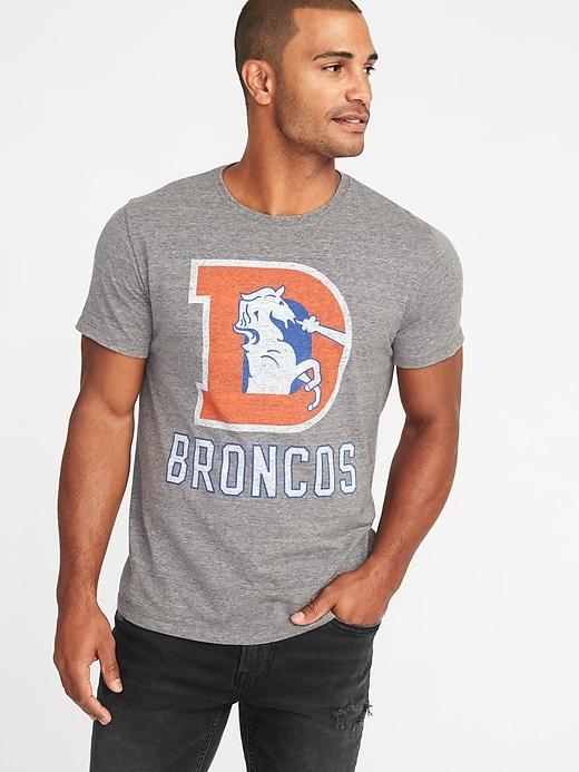 Old Navy Mens Nfl Team Crew-neck Tee For Men Broncos Size M