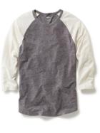 Old Navy 3/4 Sleeve Crew Neck Tee - Heather Gray