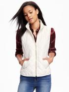 Old Navy Quilted Vest For Women - Creme De La Creme