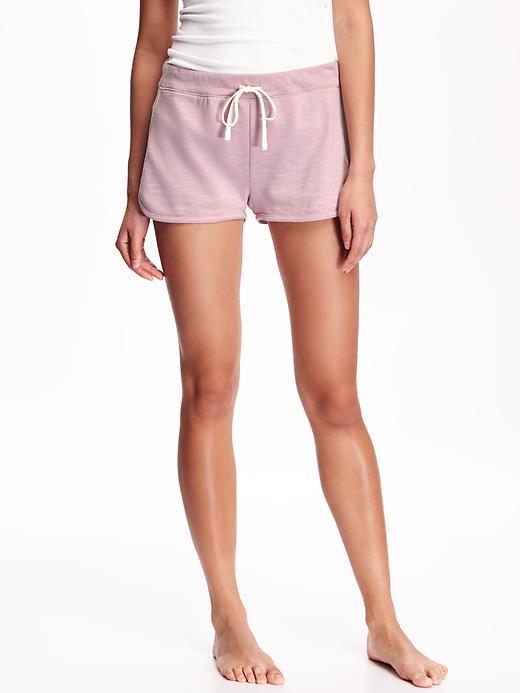 Old Navy French Terry Lounge Shorts - Plum Tonic