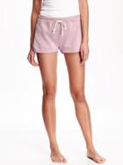 Old Navy French Terry Lounge Shorts - Plum Tonic