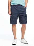 Old Navy Canvas Cargo Shorts For Men 10 1/2 - Classic Navy
