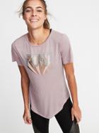 Old Navy Womens Relaxed Performance Tee For Women Pow! Size Xs