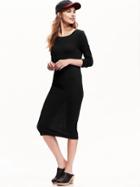 Old Navy Womens Midi Sweater Dress Size Xxl Tall - Black