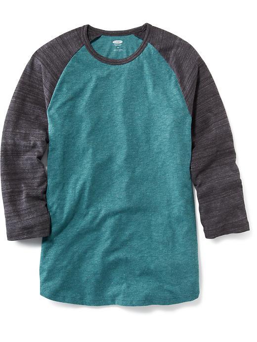Old Navy Baseball Tee For Men - Heather Green