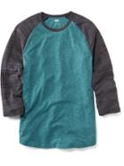 Old Navy Baseball Tee For Men - Heather Green