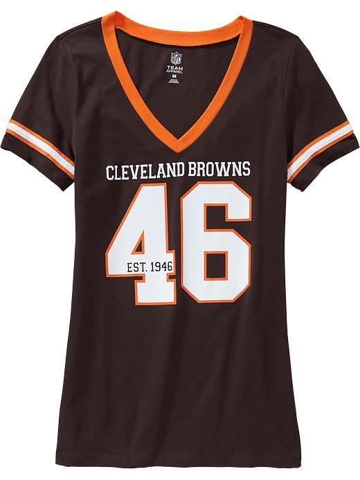 Old Navy Womens Nfl Team V Neck Tees - Browns