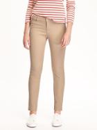 Old Navy Pixie Long Mid Rise Ankle Pants For Women - Rolled Oats