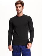 Old Navy Go Warm Base Layer Top For Men Size Xxl Big - Black