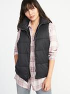 Old Navy Womens Performance Fleece-lined Frost-free Vest For Women Black Size S