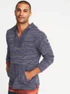 Old Navy Mens Terry Baja Hoodie For Men Pacific Blue Size Xxl