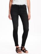 Old Navy Mid Rise Rockstar Skinny Jeans For Women - Midnight New