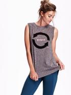 Old Navy Go Dry Cool Muscle Tee Size L - Grey