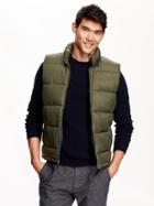 Old Navy Mens Frost Free Quilted Vest Size Xxl Big - Kelp Forest