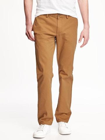 Old Navy Mens Slim Ultimate Khakis For Men Bandolier Brown Size 38w