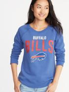 Old Navy Womens Nfl Team-graphic Sweatshirt For Women Buffalo Bills Size Xs