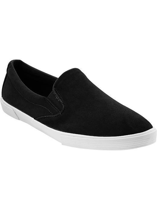 Old Navy Old Navy Womens Canvas Slip Ons - Black Jack