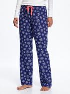 Old Navy Womens Flannel Drawstring Sleep Pants For Women Big Blue Snowflake Size Xl