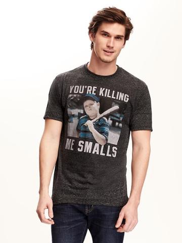 Old Navy The Sandlot Tee For Men - Dark Charcoal Gray