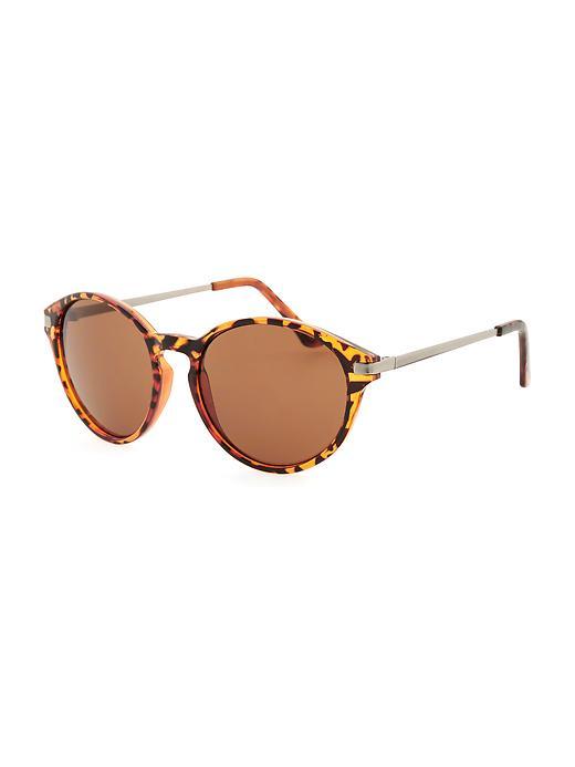 Old Navy Oversized Leopard Print Sunglasses For Women - Tortoise Shell