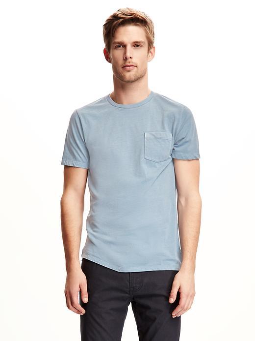 Old Navy Crew Neck Pocket Tee For Men - Blue Harvest