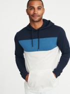 Color-blocked Hooded Tee For Men