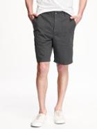 Old Navy Ripstop Utility Shorts For Men - Midnight Oil