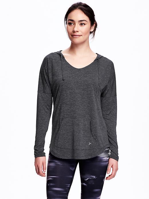 Old Navy Active Tunic Hoodie - Black