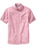 Mens Classic Slim Fit Shirts Size Xxl Big - Bright Guava