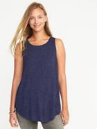 Old Navy High Neck Sparkle Swing Tank For Women - Lost At Sea Navy