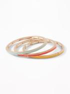 Gold-toned Stretch Bracelet For Women