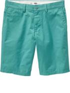 Old Navy Mens Slim Fit Twill Shorts 9 1/2&quot; Size 44w Big - Mono Lake