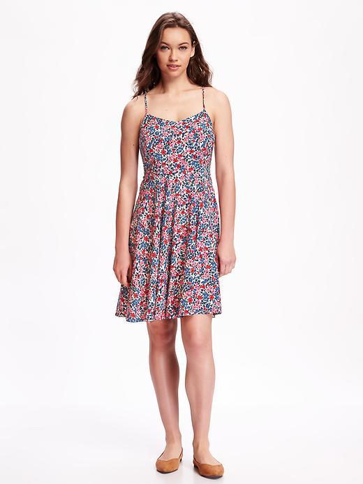 Old Navy Cami Dress For Women - Pink Ditsy Floral