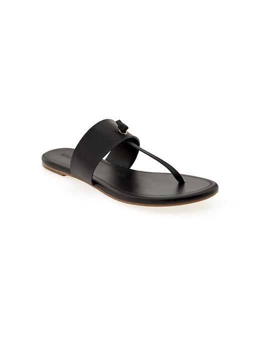 Old Navy T Strap Slide Sandals For Women - Black