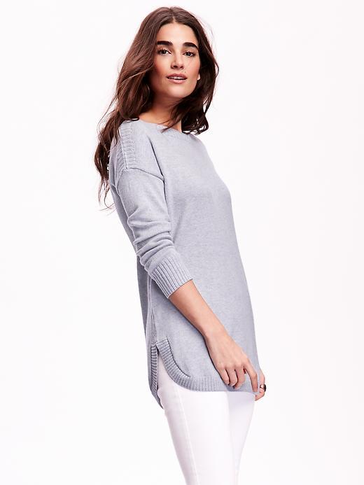 Old Navy Curved Hem Pullover Sweater - Mint Green