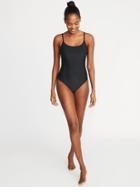 Scoop-neck Swimsuit For Women