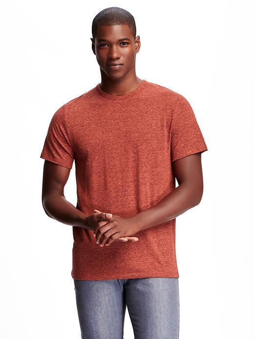Old Navy Linen Blend Tee For Men - Blood Orange