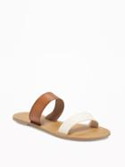 Old Navy Double Strap Sandals For Women - Bone