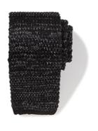 Old Navy Knit Tie For Men - Black Marl